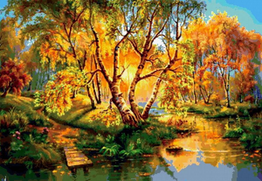 осенняя сказка - пейзаж - предпросмотр