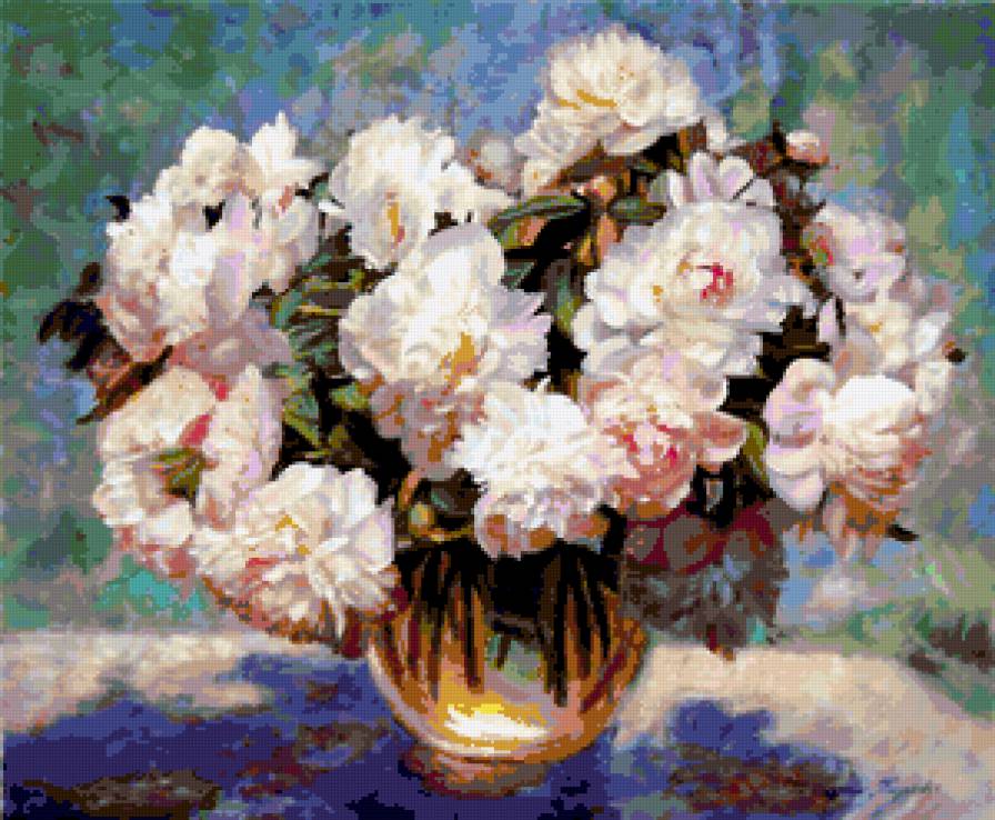 Серия "Букет" - цветы, букет, пионы - предпросмотр