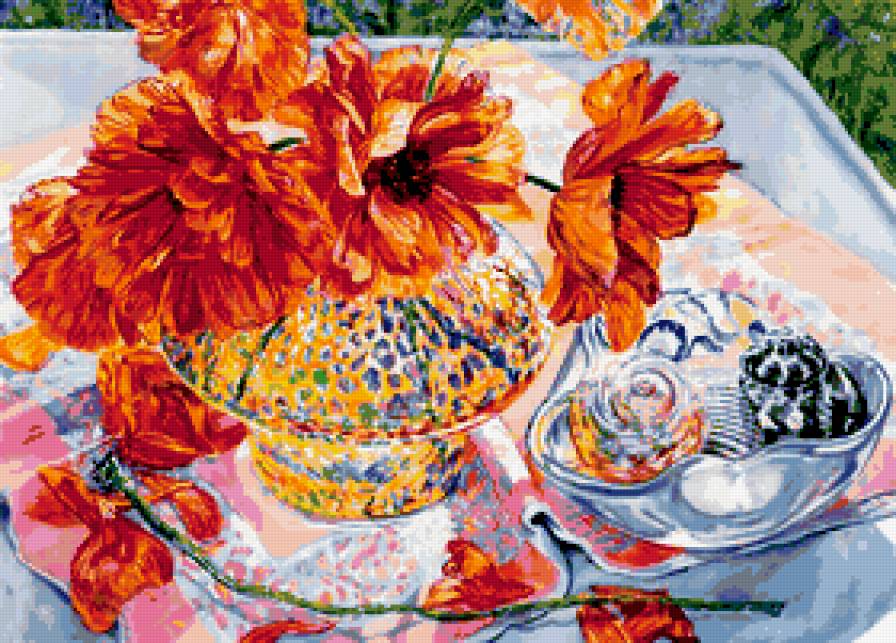 маки - натюрморт - предпросмотр