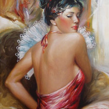 Схема вышивки «женский образ»