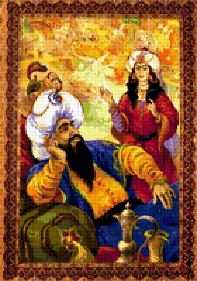 1001 ночь - восточные картины - предпросмотр