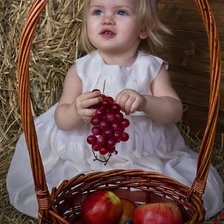 Схема вышивки «Девочка.»