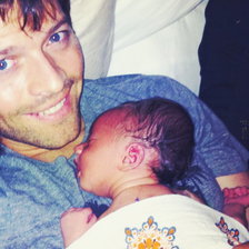 Схема вышивки «счастливый Миша»