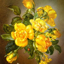 Схема вышивки «букет»