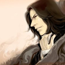 Схема вышивки «Северус Снэйп»