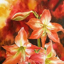 Схема вышивки «цветы»