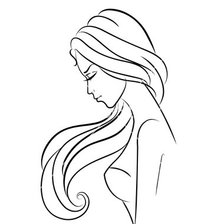 Схема вышивки «Woman»