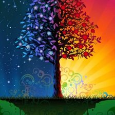 Схема вышивки «Ночь и день»