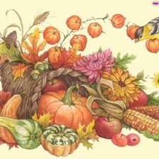 Схема вышивки «Рог изобилия»