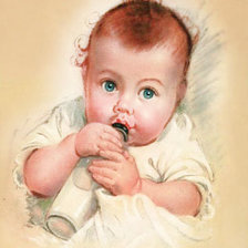 Схема вышивки «Младенец»