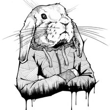 Схема вышивки «Зая»