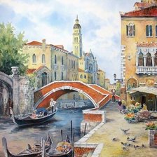 Схема вышивки «венеция»