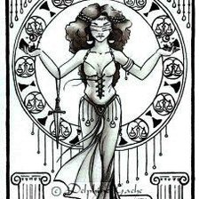 Схема вышивки «весы»