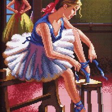 Схема вышивки «Балерина»