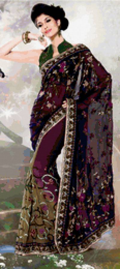 индийское сари - индия, девушка, красота, индианка - предпросмотр