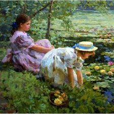 Схема вышивки «Юрий Кротов - Лилии»