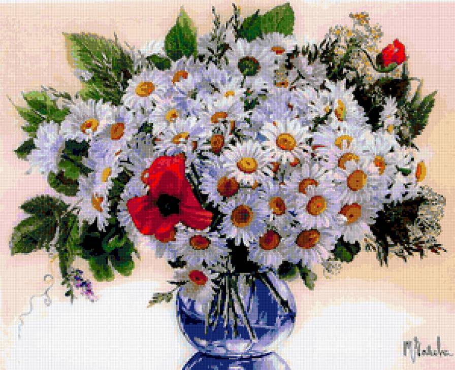 Серия "Букет" - ромашки, цветы, букет - предпросмотр