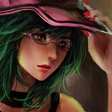 Схема вышивки «Girl»