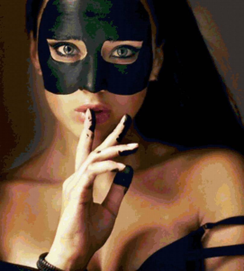 Девушка. - маска, девушки - предпросмотр