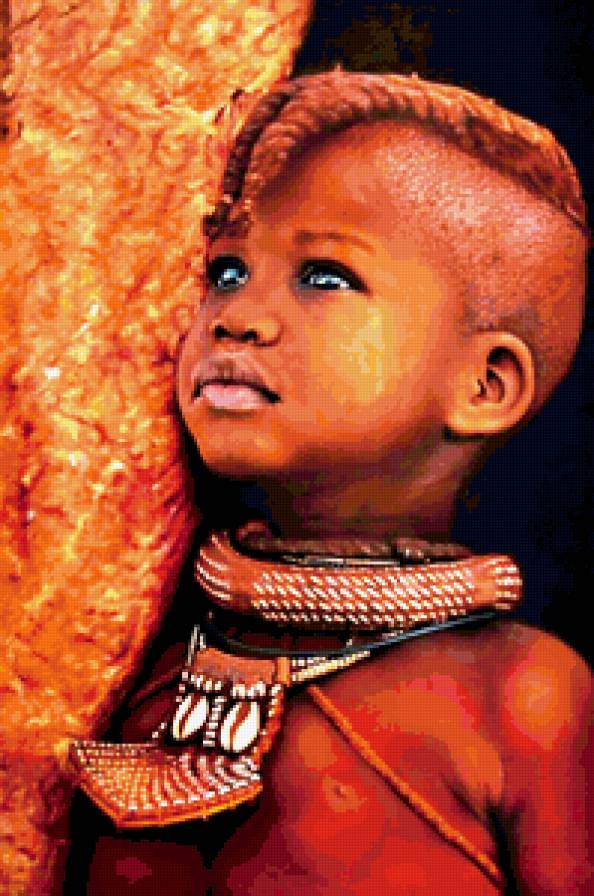 Маленький африканец - дети - предпросмотр