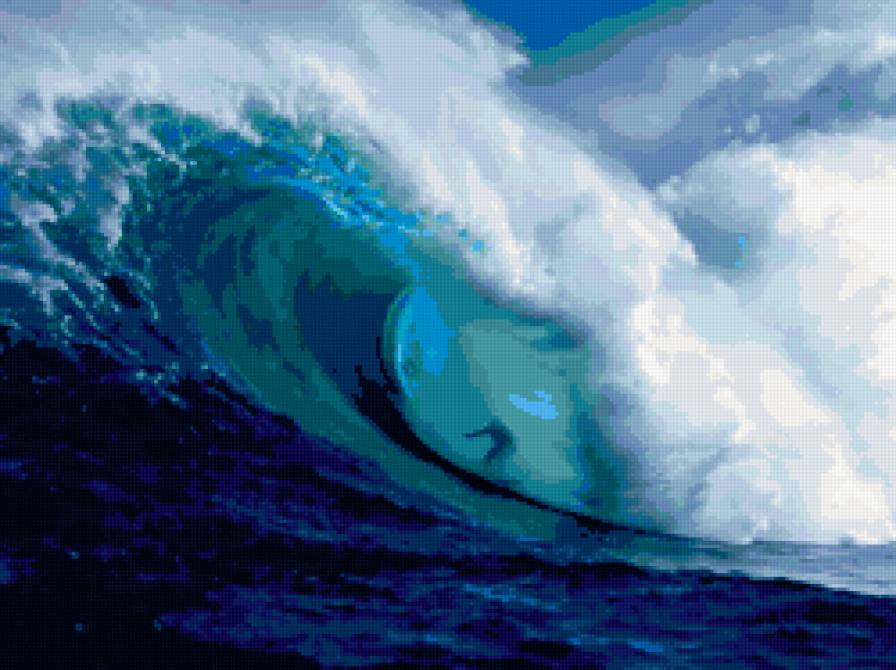 волна - волна, прибой, экстрим, серфер, океан - предпросмотр