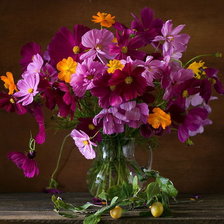 Схема вышивки «красивый букет»