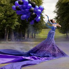 Схема вышивки «Девушка.»