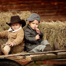 Схема вышивки «Мальчики»