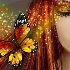 Схема вышивки «Девушка.»