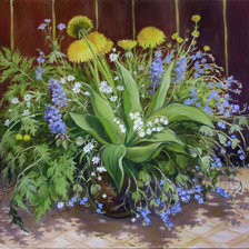 Схема вышивки «Букет полевых цветов»