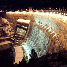 Схема вышивки «Саяно-Шушенская Гэс»