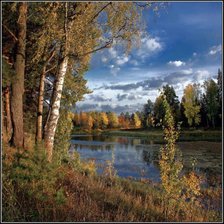 Схема вышивки «пейзаж»