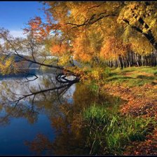 Схема вышивки «пейзаж»