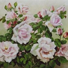 Схема вышивки «розы»