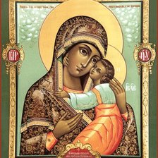 Схема вышивки «Икона Божьей матери Чухломская»