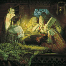 Схема вышивки «гадание»