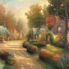 Схема вышивки «Пейзаж»