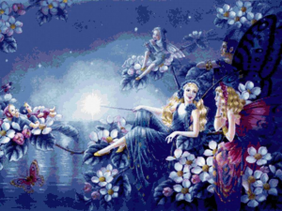 феи и цветы - предпросмотр