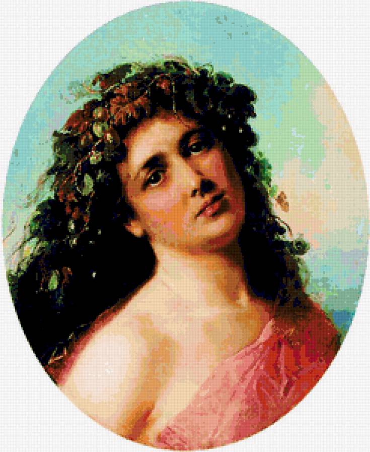 Вакханка - девушки, женский образ, портрет - предпросмотр