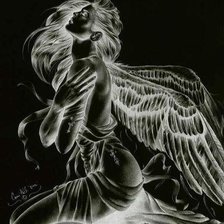 Схема вышивки «Ангел»