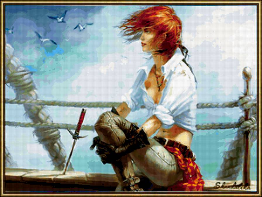 Девушка-пират - девушки - предпросмотр