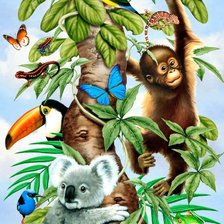 Схема вышивки «Райский Уголок»