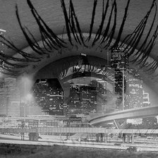 Схема вышивки «глаз»