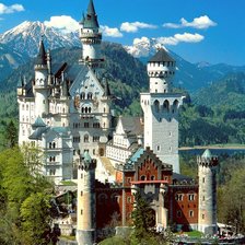 Схема вышивки «Замок»