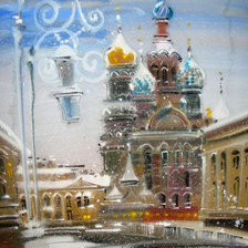 Схема вышивки «Храм»