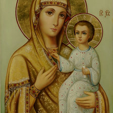 Схема вышивки «Икона Божьей матери Избавительница»