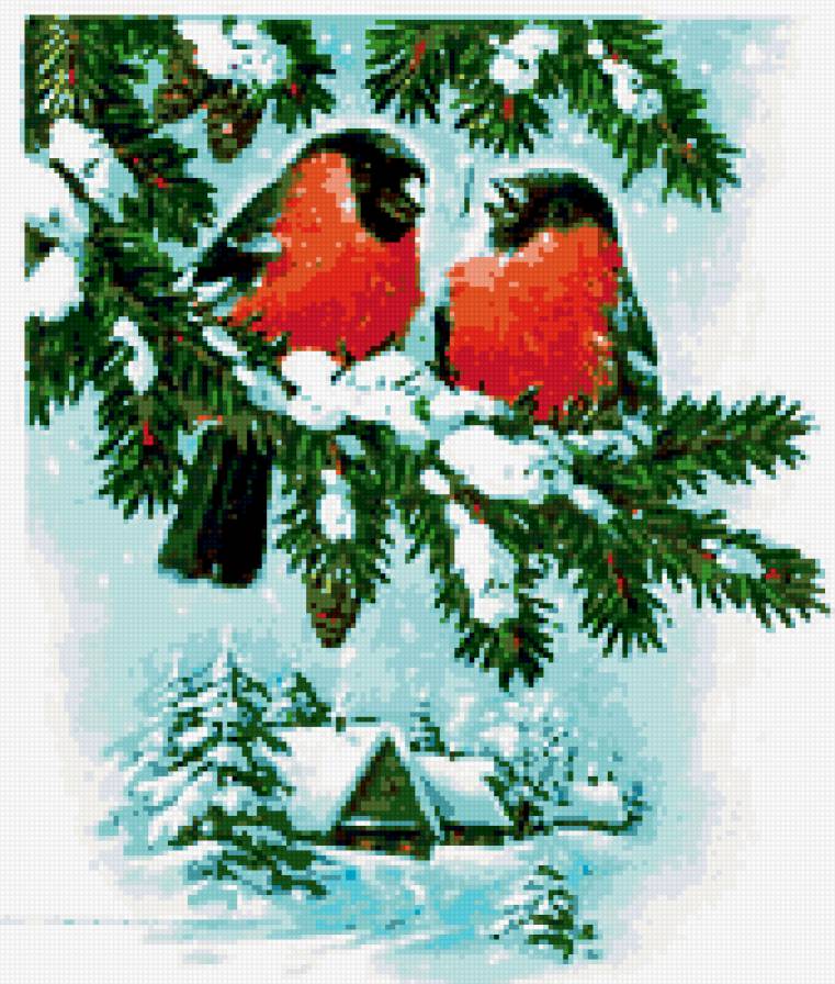 снегири - предпросмотр