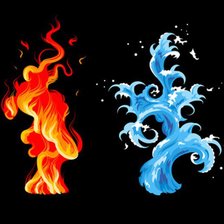 Схема вышивки «огонь и лед»