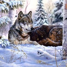 Схема вышивки «картина»