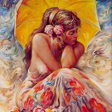 Схема вышивки «женский образ»